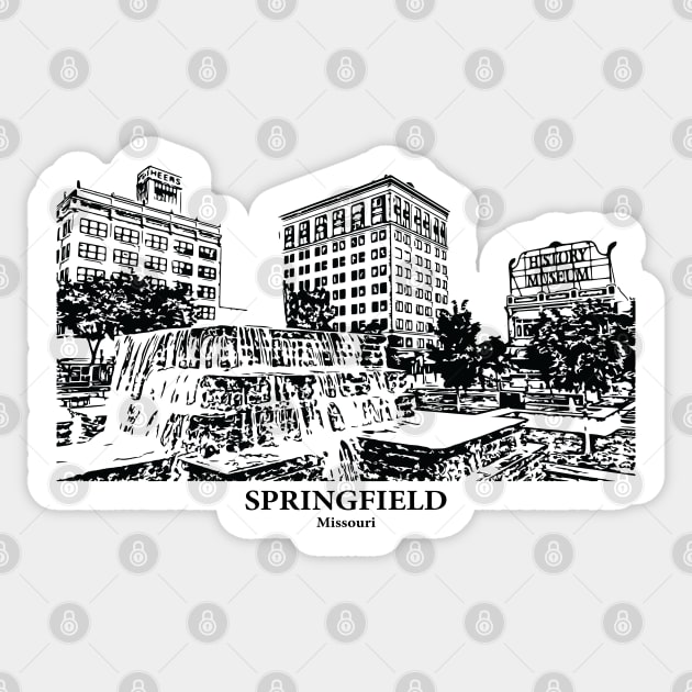Springfield - Missouri Sticker by Lakeric